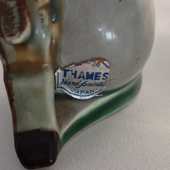 Vintage Batlin Leaping Antelope Ceramic Honey Pot w Spoon & Salt/Pepper Shakers - Picture 8 of 15